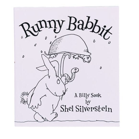 Runny Babbit A Billy Sook by Shel Silverstein FIRST EDITION Children's Rhyme - Picture 2 of 5